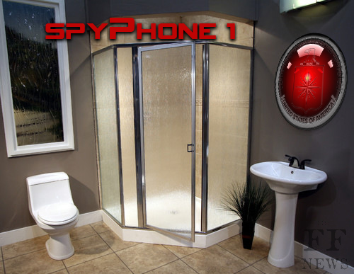 spyPhone in the bathroom